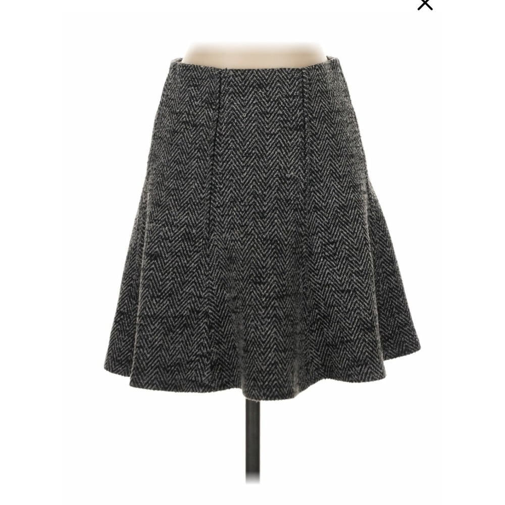 Loft Ann Taylor Herringbone Mini Skirt Career Womens Size XL NWT